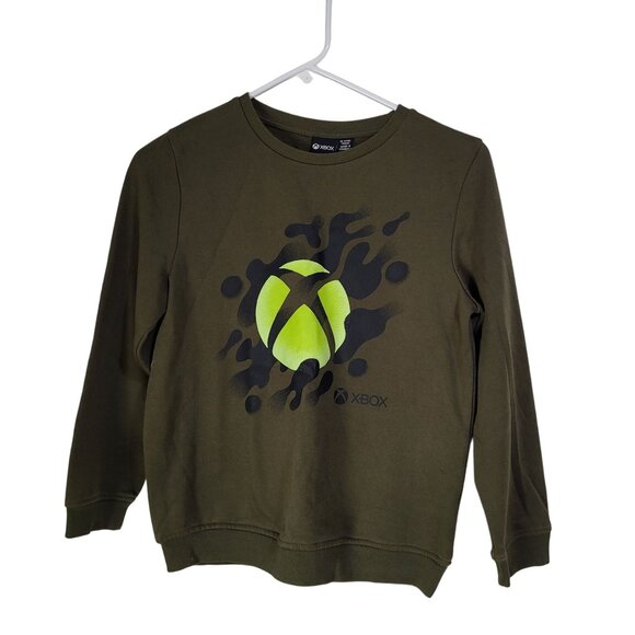 Primark Other - XBOX Primark Boy's SZ 10-11 Years Sweatshirt Graphic Green Gaming